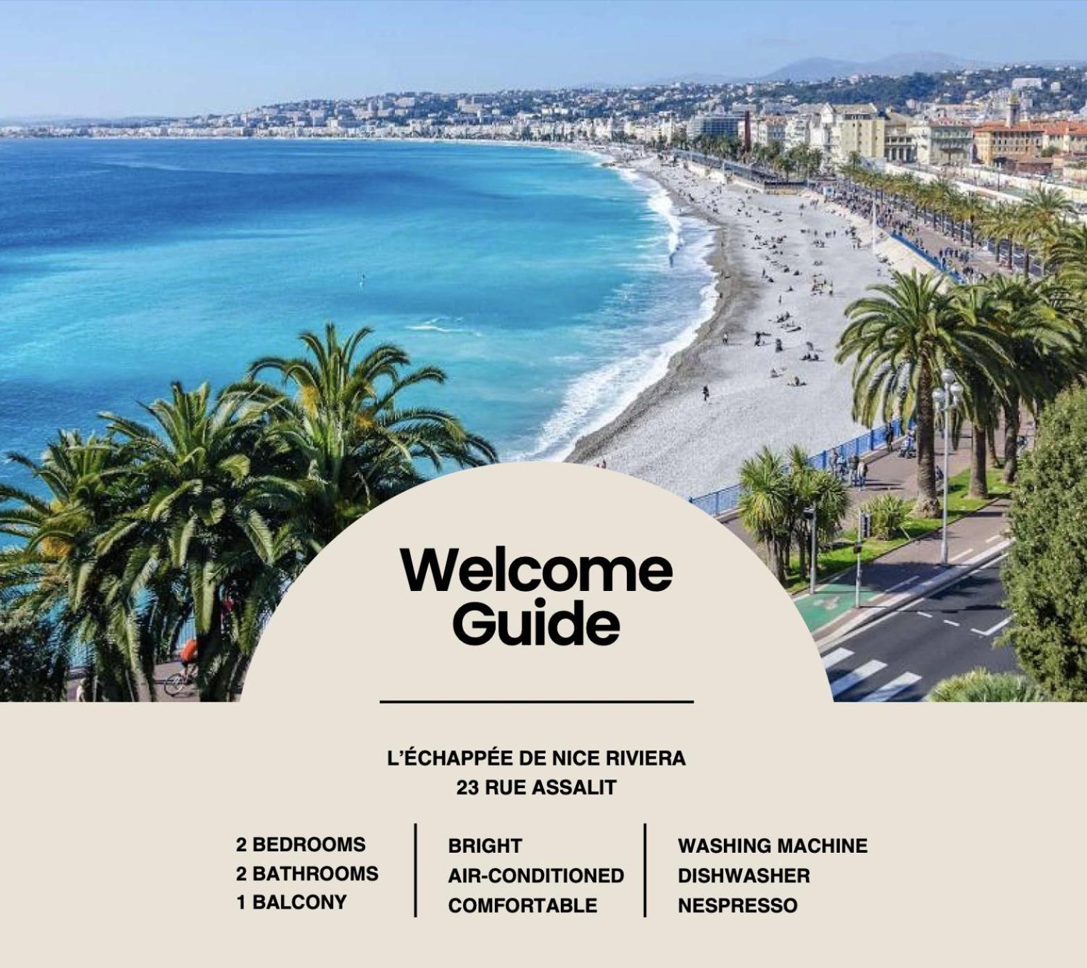 L'Echappee De Nice Riviera I Centre-Ville I Climatise I Proche Gare Et Plage I Ideal Couple Et Famille Luaran gambar